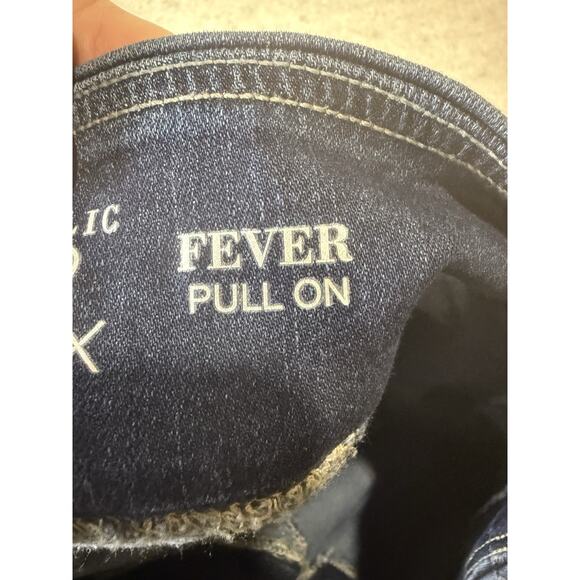 Rock Republic Fever Denim RX Slimming Pull On Skinny Jeggings 18 Bling Stripe - Picture 4 of 7